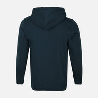 MEN SOLID FLEECE CARDIGAN WITH HOOD