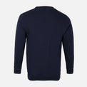 MEN SOLID FLEECE PULLOVER ROUND NECK