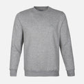 MEN SOLID FLEECE PULLOVER ROUND NECK