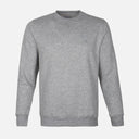 MEN SOLID FLEECE PULLOVER ROUND NECK