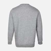MEN SOLID FLEECE PULLOVER ROUND NECK