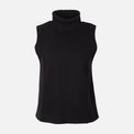 WOMEN SLEEVE LESS HIGH NECK SWEATER