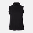 WOMEN SLEEVE LESS HIGH NECK SWEATER