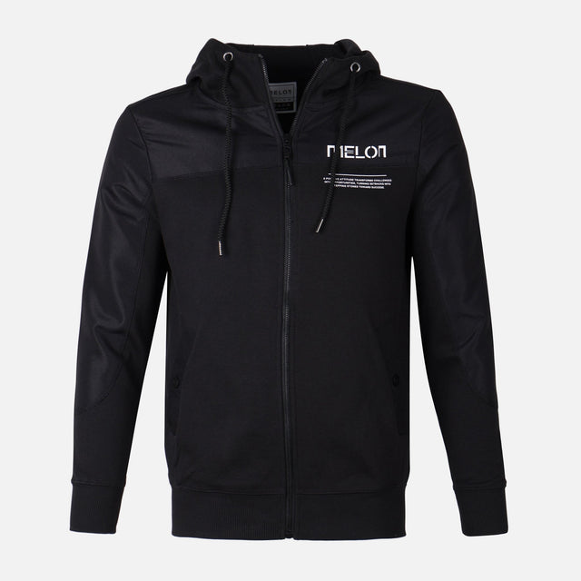 MEN HOODED CARDIGAN
