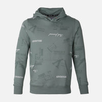 MEN HOODED PULLOVER