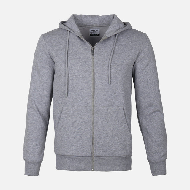 MEN BASIC HOODED CARDIGAN 