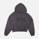 GIRLS RIB CROPPED HOODIE