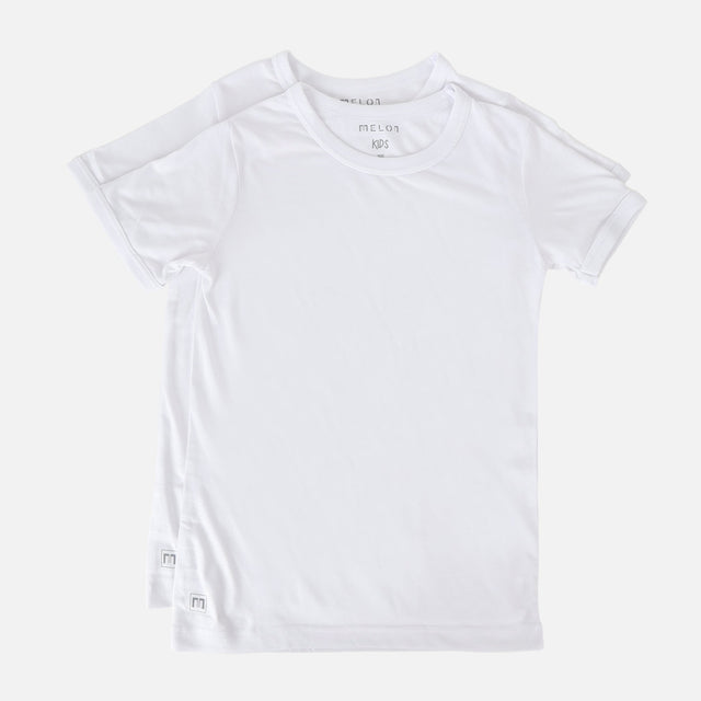 BOYS MERCERIZED ROUND NECK T-SHIRT PACK OF 2