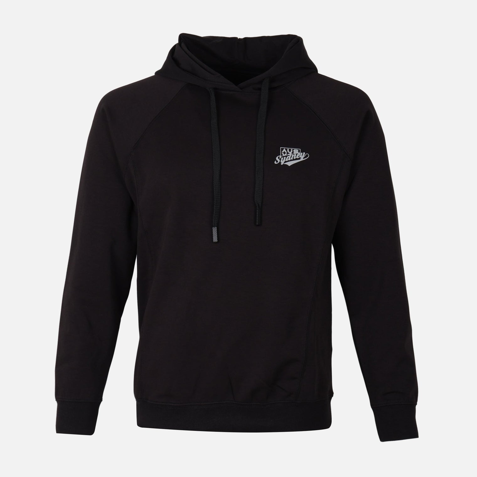 MEN SOLID HOODED PULLOVER
