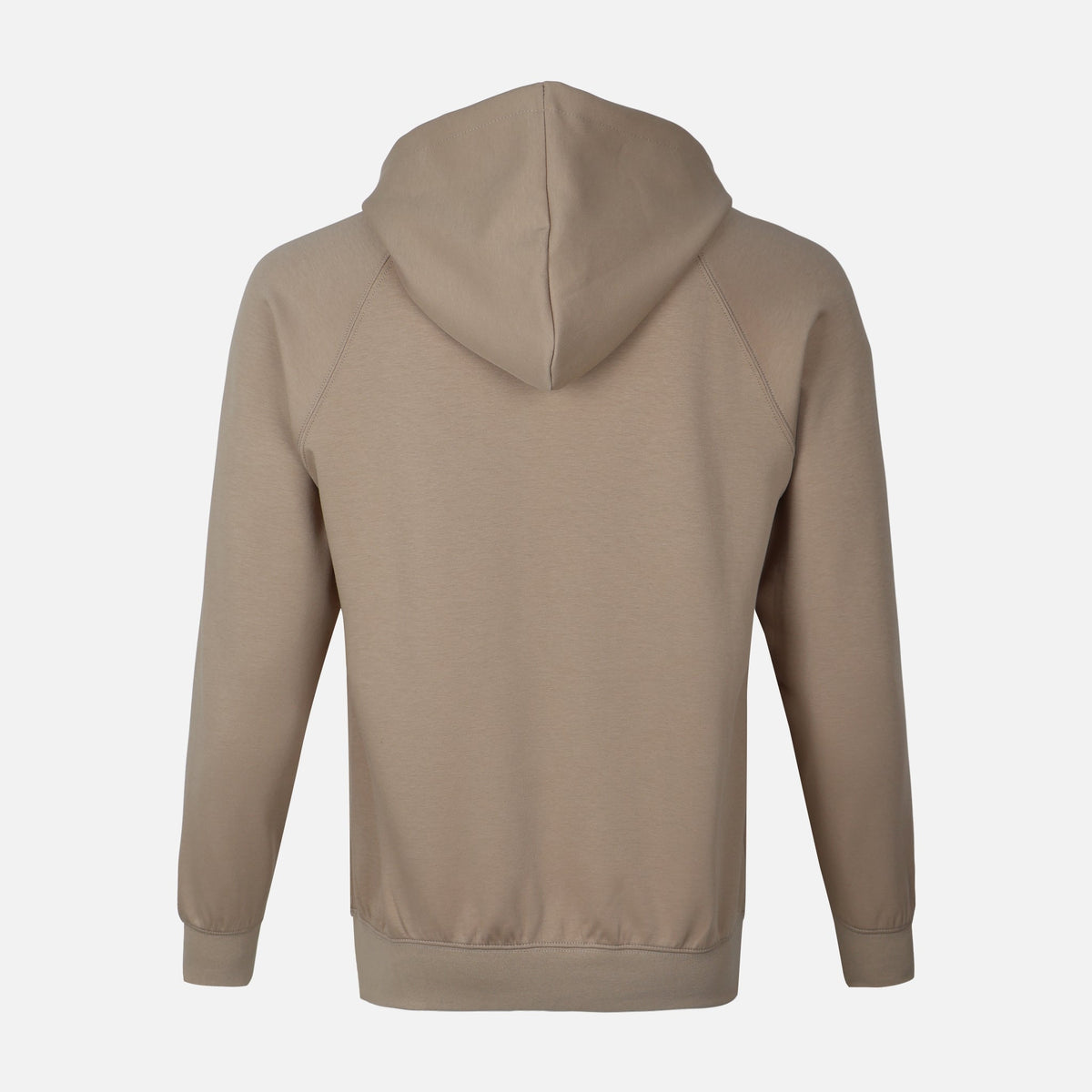 MEN SOLID HOODED PULLOVER