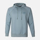 MEN SOLID HOODED PULLOVER
