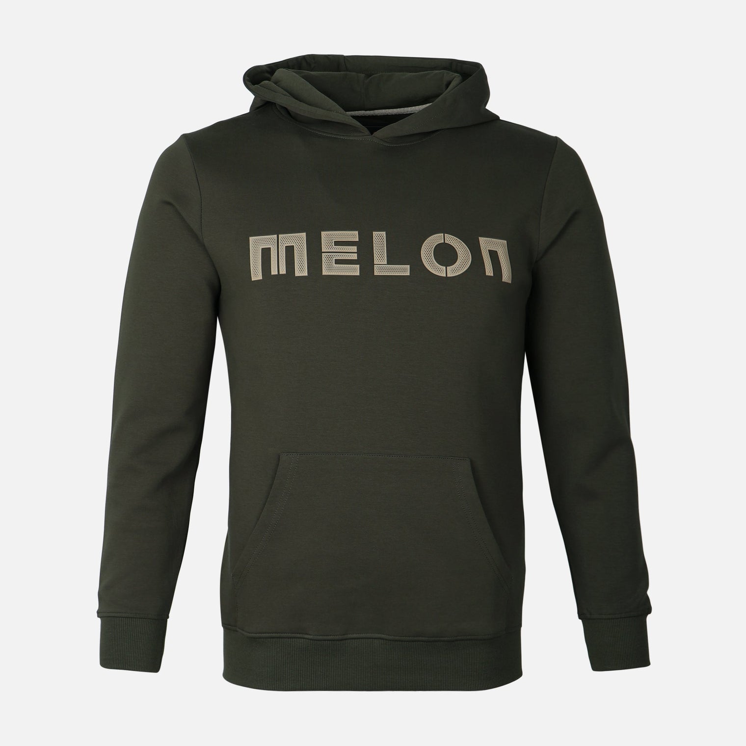 MEN BASIC HOODED PULLOVER