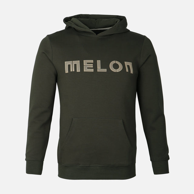 MEN BASIC HOODED PULLOVER