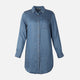 WOMEN DENIM LONG SHIRT LONG SLEEVES