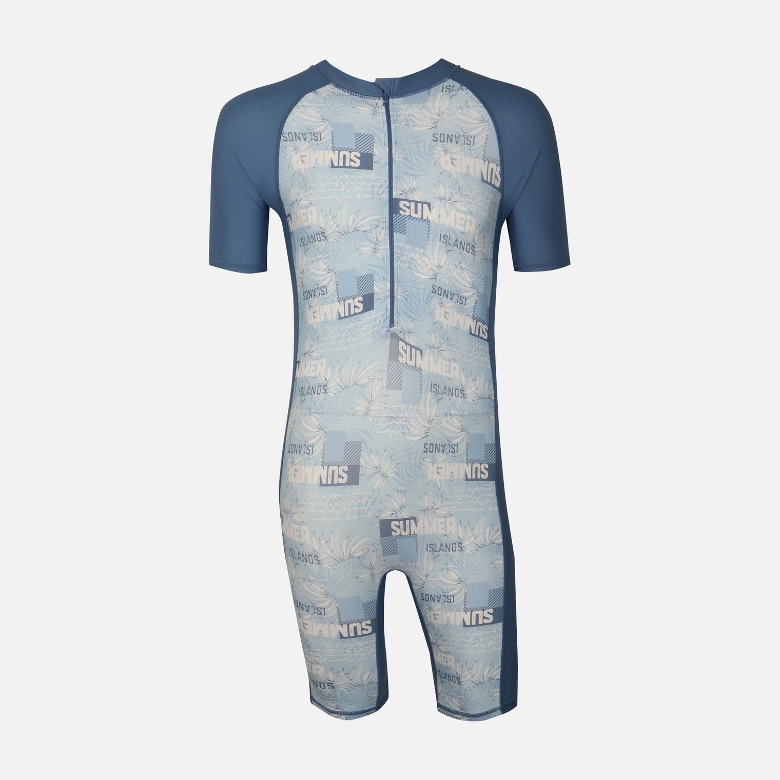 Boys One Piece Swimsuit Short Sleeve