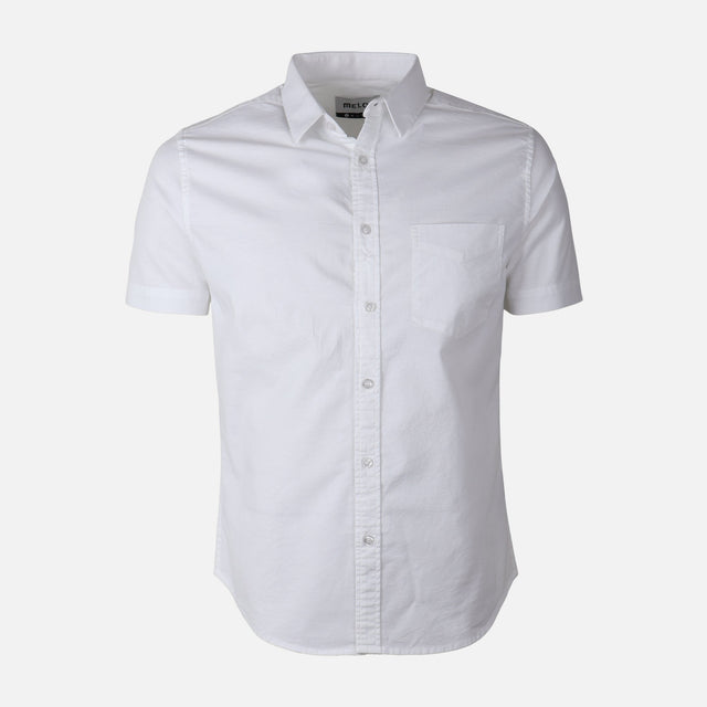 MEN BASIC SHORT SLEEVE OXFORD SHIRT 