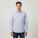 Men Long Sleeve Stripe Shirt With Pocket