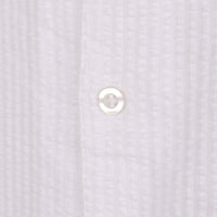 Men Short Sleeve Open Collar Seer Sucker Shirt