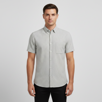 Men Folded Sleeve Shirt