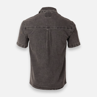 Men Woven Shirt  Short Sleeve With Pocket