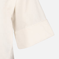 Women Long Sleeve Linen Blend Solid Shirt