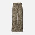 Women Lurex Printed Pants