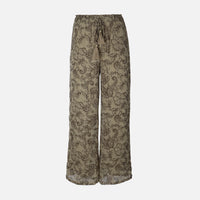 Women Lurex Printed Pants