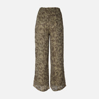 Women Lurex Printed Pants