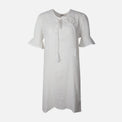 Women 3/4 Sleeve Solid Cotton Double Cloth Tunic