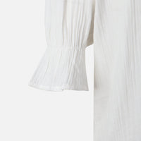 Women 3/4 Sleeve Solid Cotton Double Cloth Tunic
