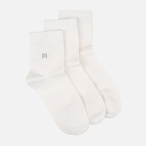 Men Antibacterial Quarter Socks 3 Pairs