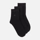 Men Antibacterial Quarter Socks 3 Pairs