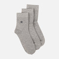 Men Antibacterial Quarter Socks 3 Pairs