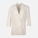 Women Striped Long Blazer