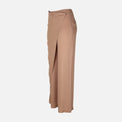 Women Draped Wrap Straight Leg Pant