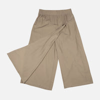 Women Draped Wrap Straight Leg Pant