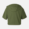Women Oversized Hooded Shacket