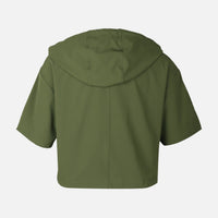 Women Oversized Hooded Shacket