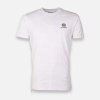 Men Jacquard Round Neck Short Sleeve T-Shirt