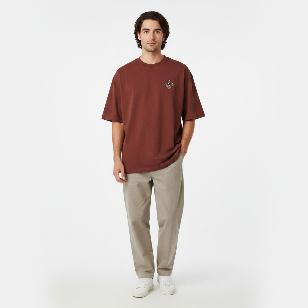 Men Short Sleeve T-Shirt Oversized