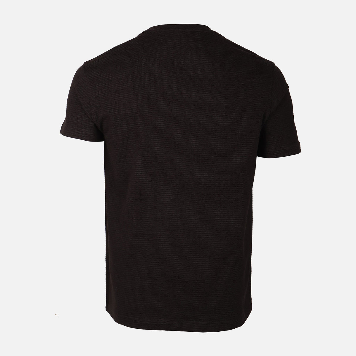 Men Structured Round Neck T-Shirt