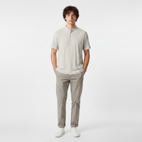 Men Structure T-Shirt Henley Neck