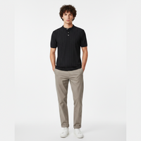 Men Structure T-Shirt Henley Neck