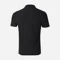 Men Structure T-Shirt Henley Neck