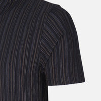 Men Structure T-Shirt Henley Neck