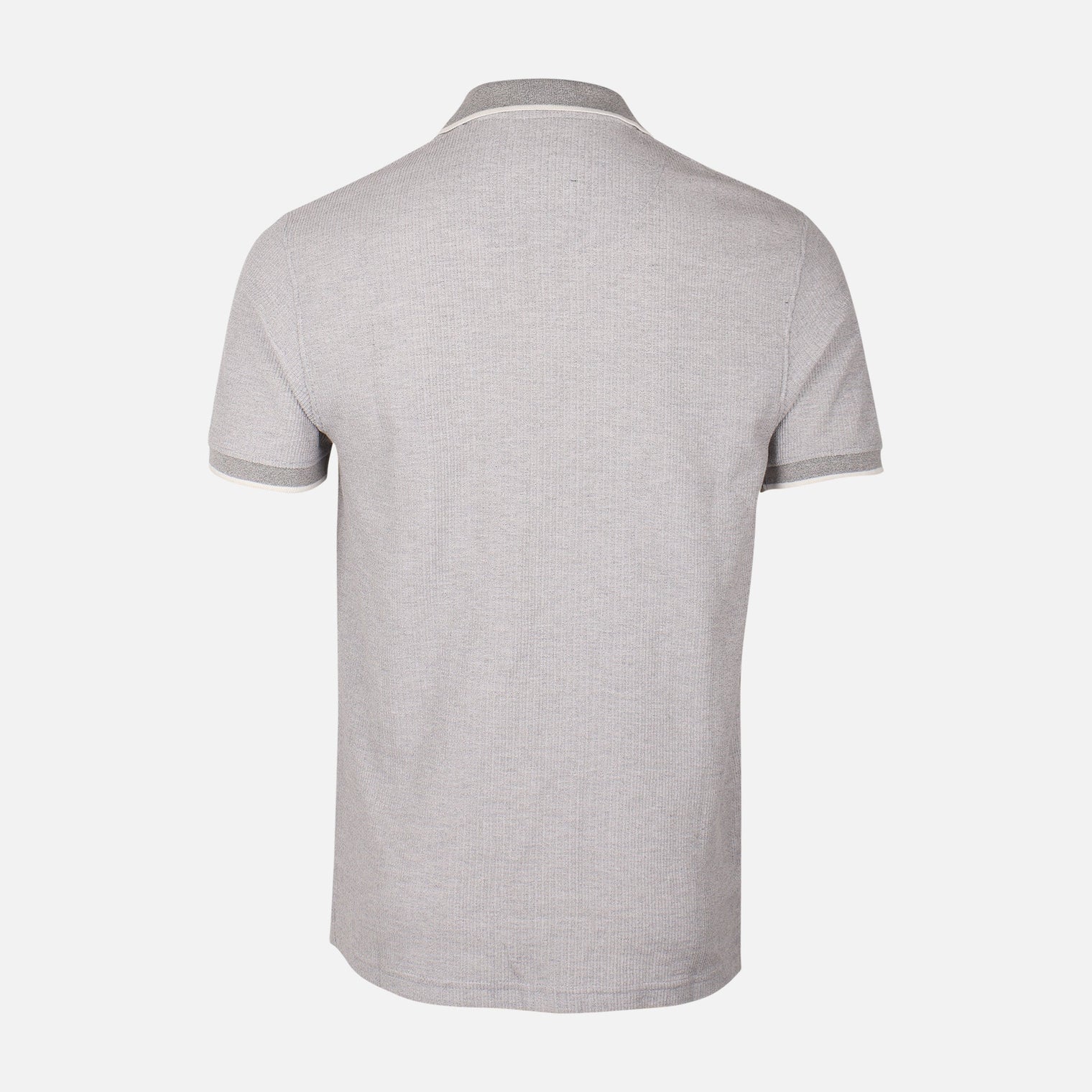 Men Structured Polo V-Neck Opening