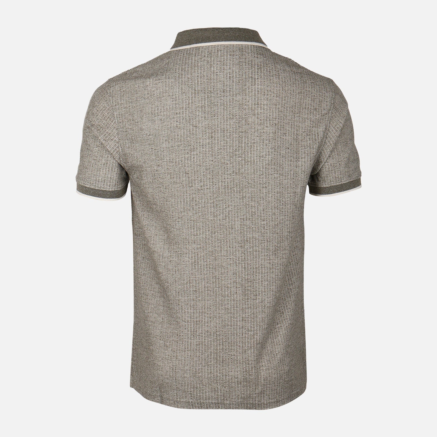 Men Structured Polo V-Neck Opening