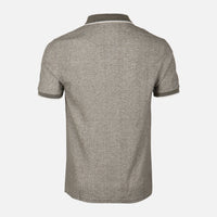 Men Structured Polo V-Neck Opening