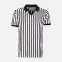 Men'S Striped Polo T-Shirt Short Sleeve