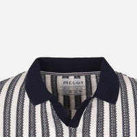 Men'S Striped Polo T-Shirt Short Sleeve
